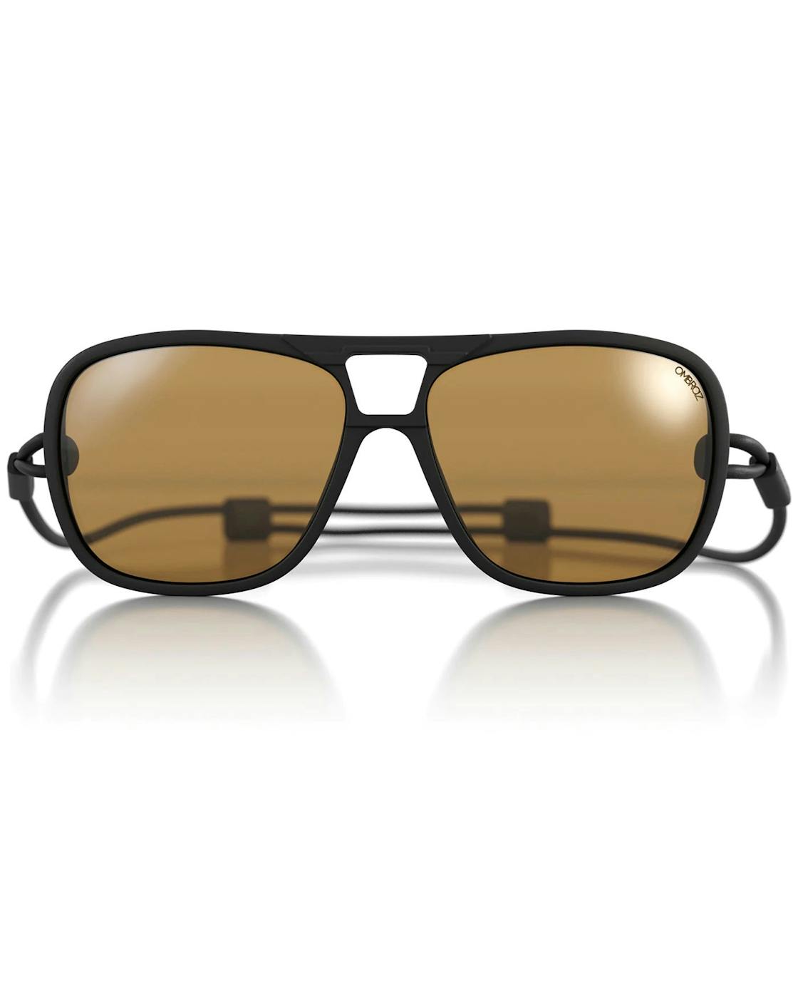 Ombraz Leggero Armless Sunglasses - Charcoal/Polarized Yellow Ombraz Leggero Armless Sunglasses - Charcoal/Polarized Yellow